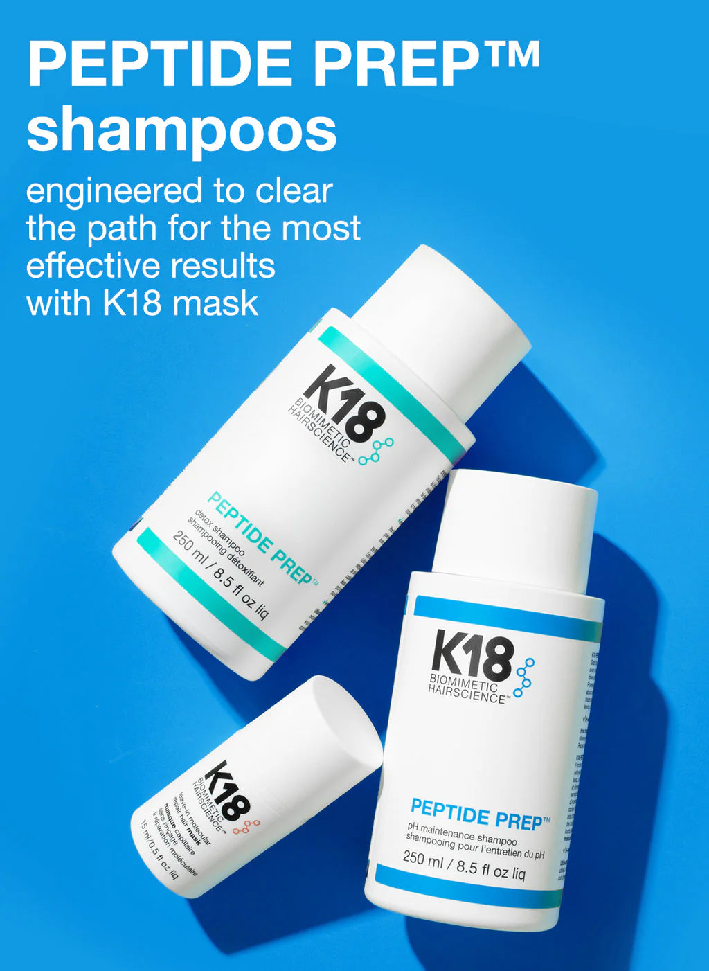 K18 DAMAGE SHIELD pH protective shampoo 250ml image 3