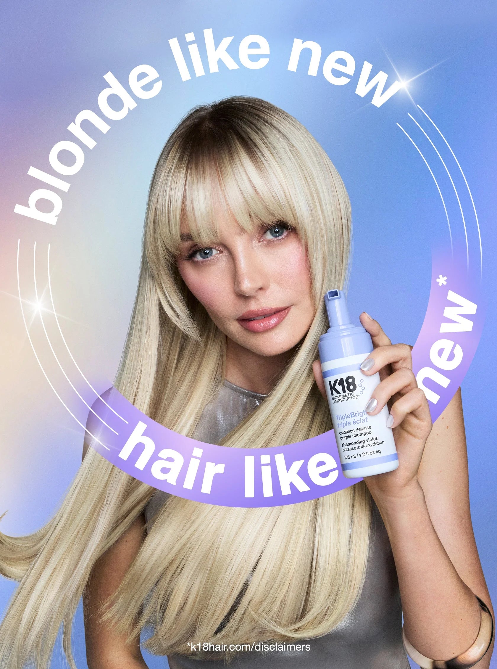 K18 TripleBright oxidation defense purple shampoo 125ml image 6