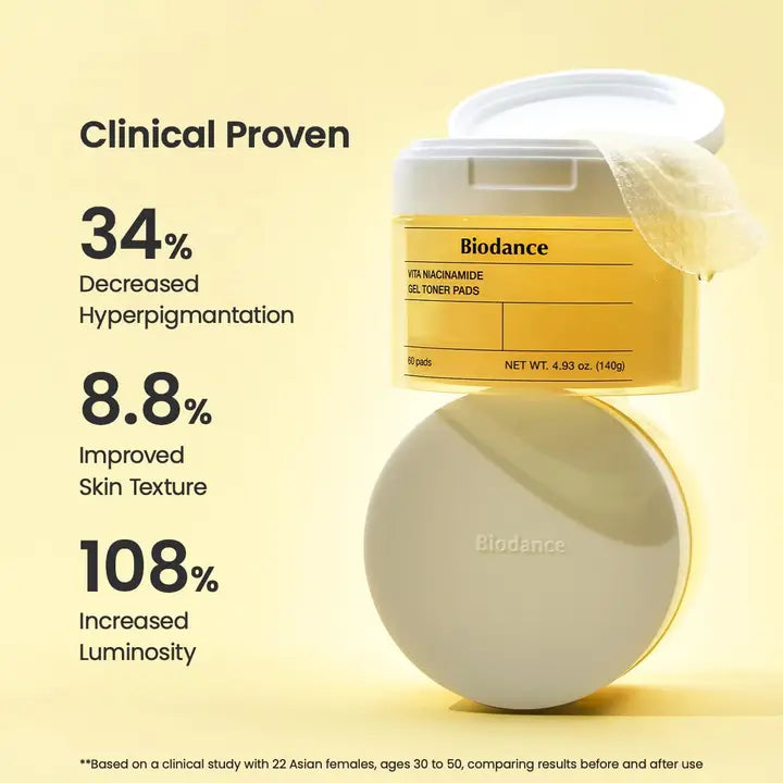 Biodance Vita Niacinamide Gel Toner Pads (60 pcs) image 2