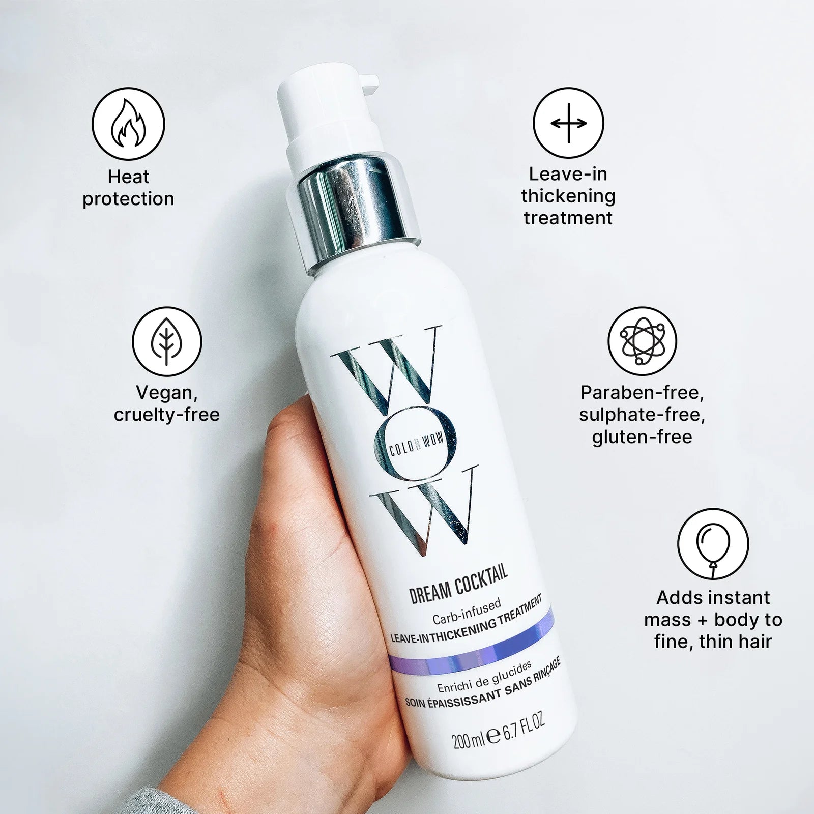Color WOW Dream Cocktail Carb-Infused Leave-in Treatment 200ml image 2