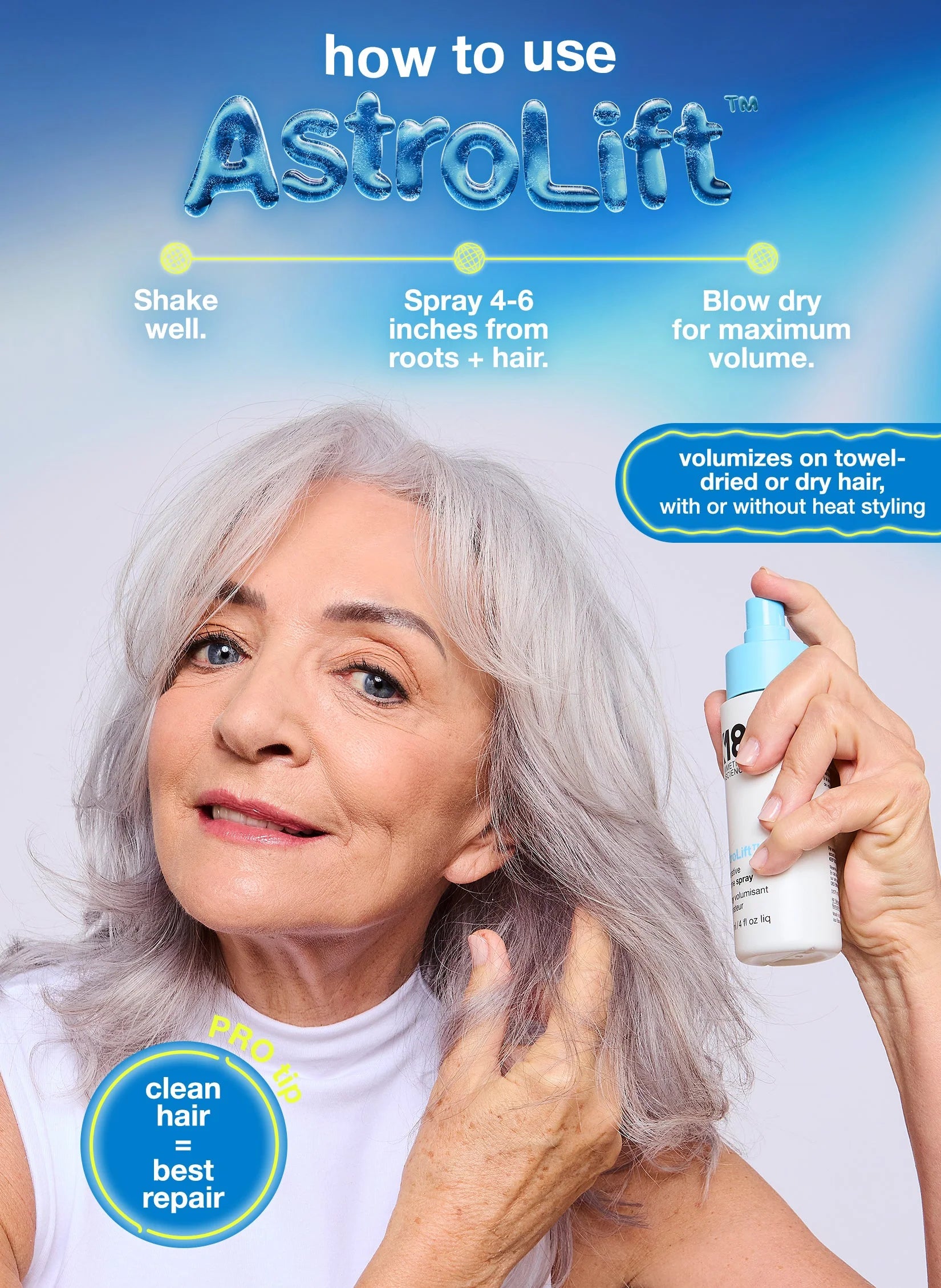 K18 Astrolift Reparative Volume Spray 118ml image 5