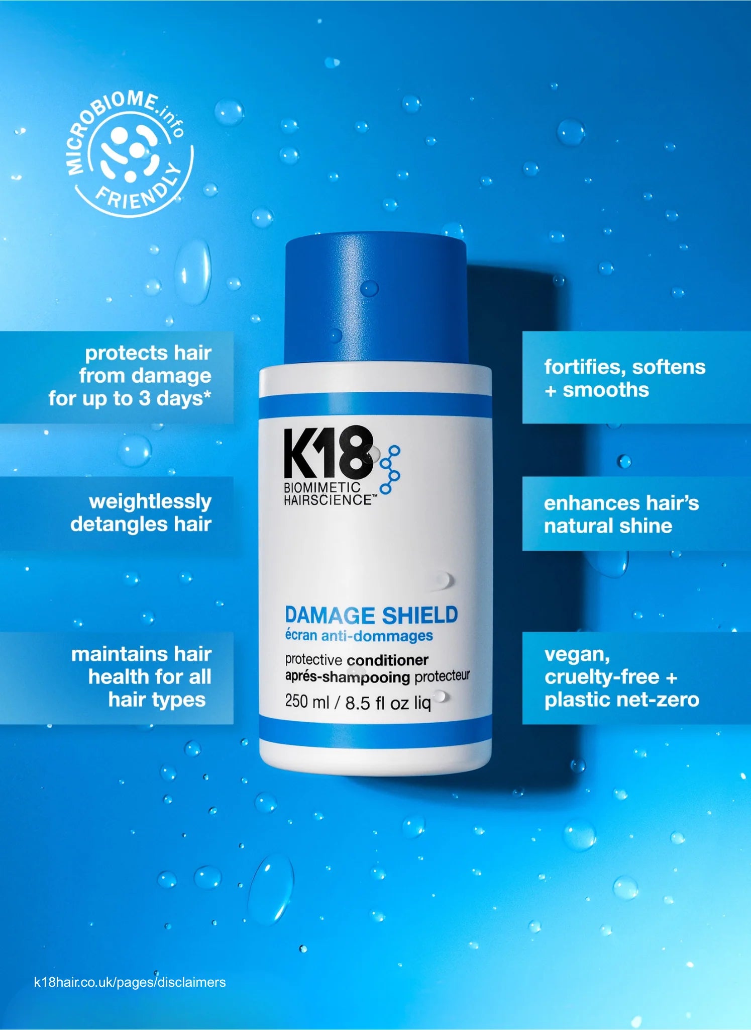 K18 DAMAGE SHIELD protective conditioner 250ml image 2