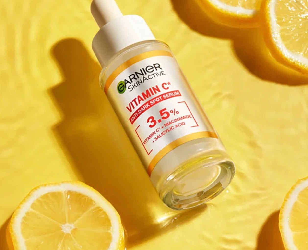 Garnier Vitamin C Anti-Dark Spot Brightening Serum (2 x 30ml) image 1