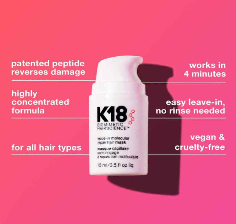 K18 Leave-in Molecular Repair Hair Mask 15ml image 5