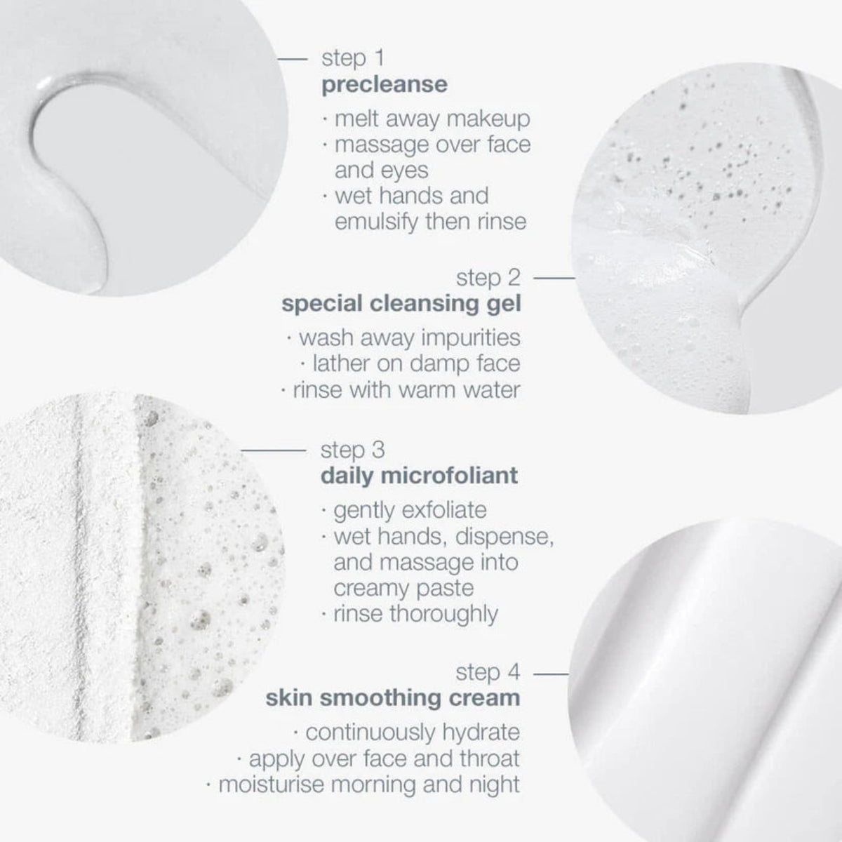 Dermalogica Discover Healthy Skin Set featuring skincare products in sleek bottles and tubes with a white and blue packaging design.