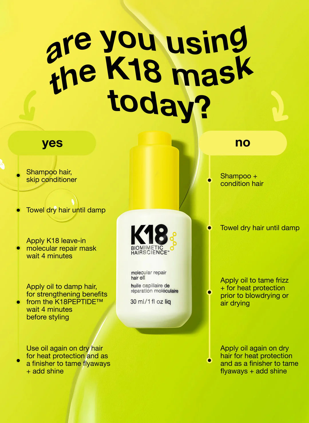 K18 Molecular Repair Hair Oil 30ml image 1