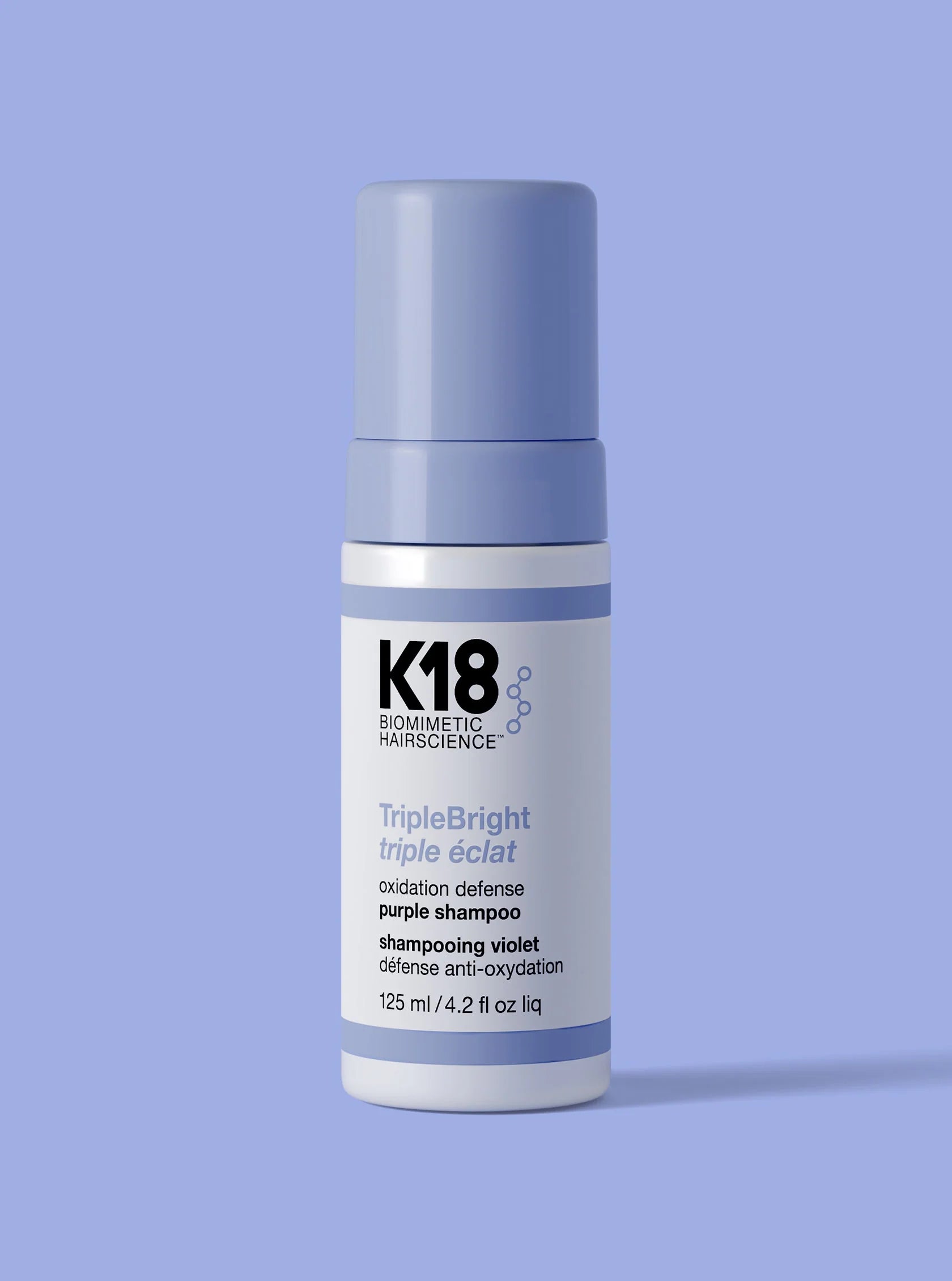 K18 TripleBright oxidation defense purple shampoo 125ml image 0