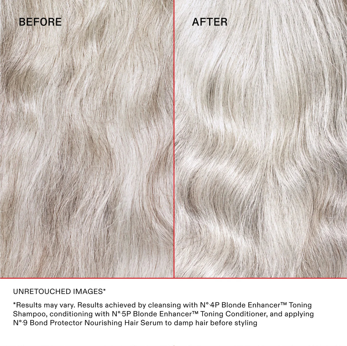 Olaplex No.4P Blonde Enhancer Toning Shampoo 250ml bottle with purple liquid and label, designed for blonde hair toning.